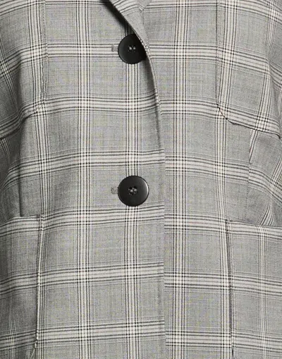 Max Mara Single Breasted Blazer In Grey