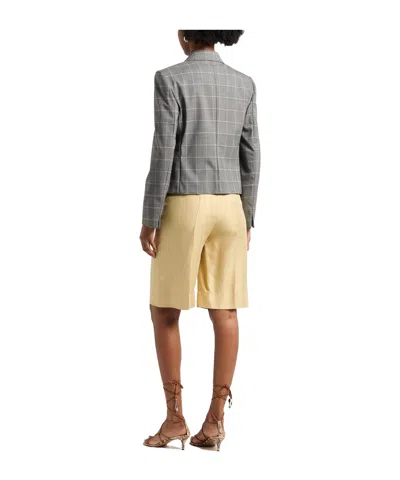 Max Mara Single Breasted Blazer In Grey