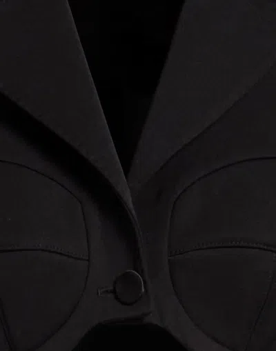 Dolce & Gabbana Solid Color Jackets In Black