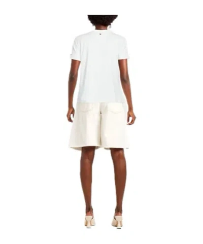 Weekend Max Mara Printed Short-sleeve T-shirt In White