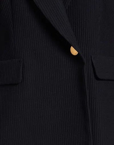 Max Mara Minimalist Single-breasted Blazer In Black