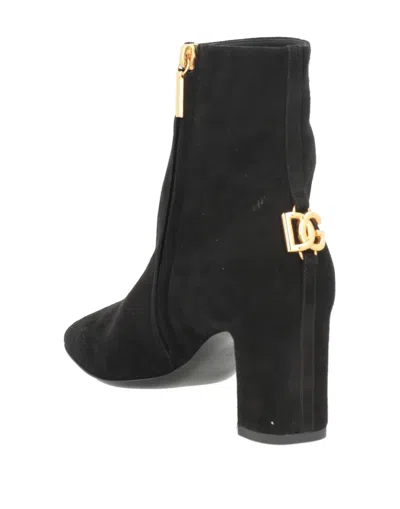 Dolce & Gabbana Ankle Boots In Black
