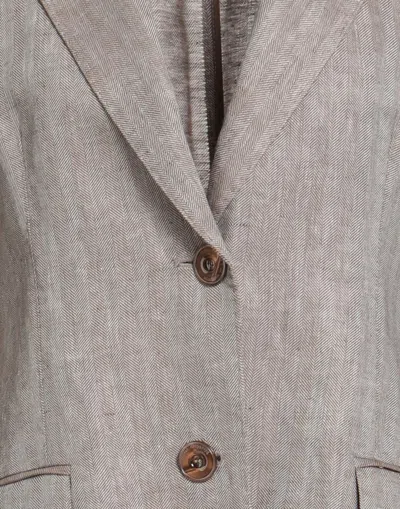 Max Mara Single Breasted Blazer In Brown