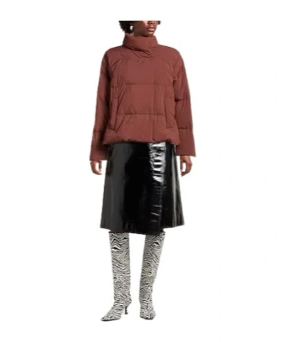 Weekend Max Mara Thick Down Jacket In Red