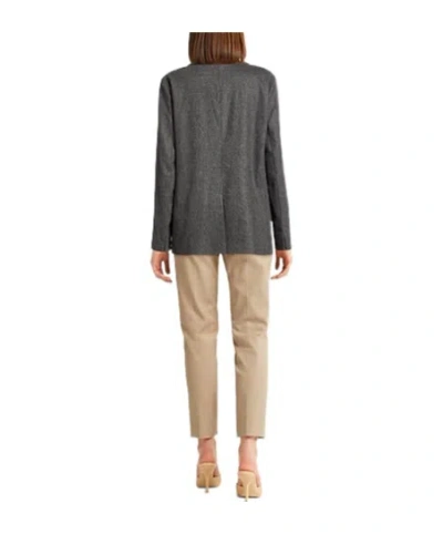 Max Mara Single-breasted Blazer In Grey