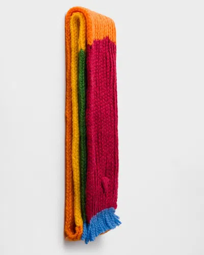 Prada Wool Scarf In Colorful