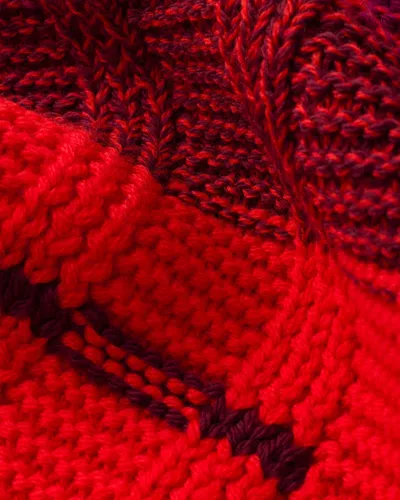 Prada Wool Scarf In Amaranth
