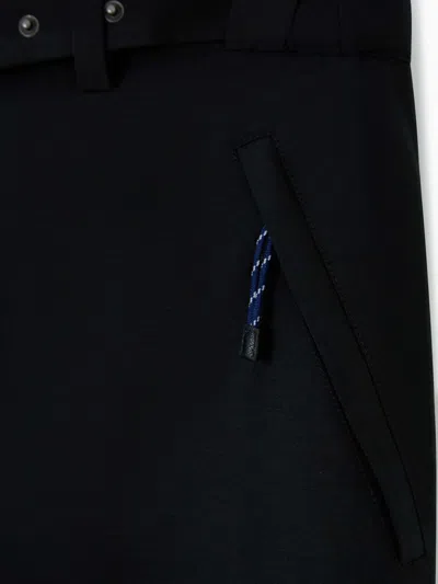 Prada Light Mohair Pants In Black