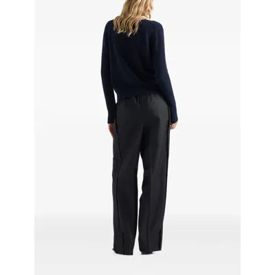 Prada Light Mohair Pants In Black