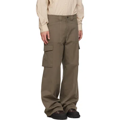 Rier Belt-loop Cargo Pants In Gray