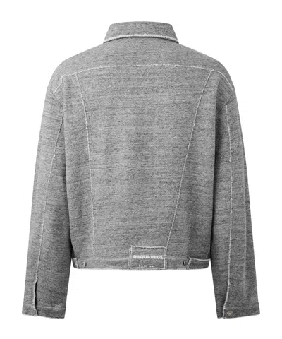 Dsquared2 Simple Coat In Gray