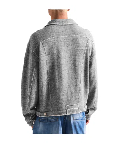 Dsquared2 Simple Coat In Gray