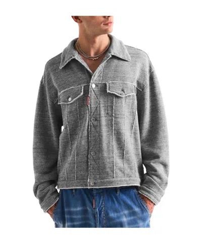 Dsquared2 Simple Coat In Gray