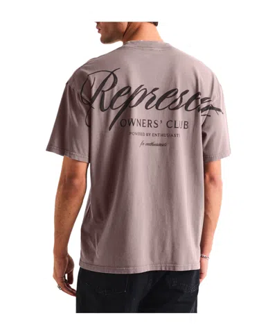Represent Owners Club Script Tee In Neutral