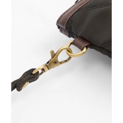 Barbour Solid Color Shoulder Bag In Black