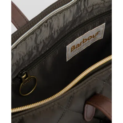 Barbour Solid Color Shoulder Bag In Black
