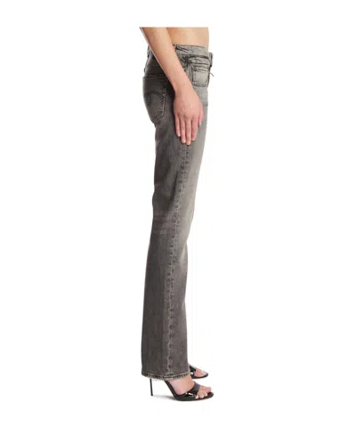 R13 Belt-loop Jeans In Gray