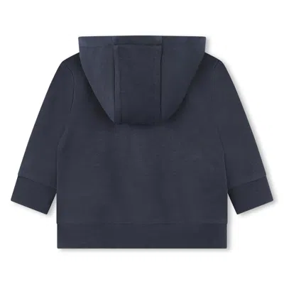 Hugo Boss Durable Longsleeve Coat In Blue