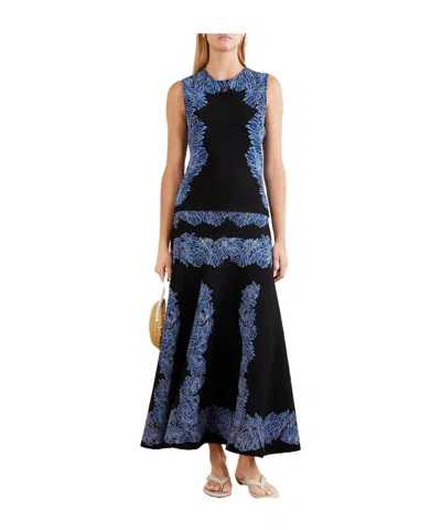 Ulla Johnson Aylin Knitted Jacquard Tank Top In Multi