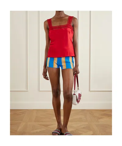 Staud Veronica Vest In Red