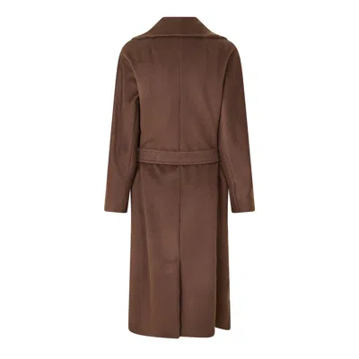 Weekend Max Mara Woolblend Coat In Brown