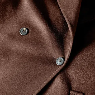 Weekend Max Mara Woolblend Coat In Brown