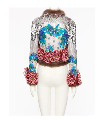 Valentino Long-sleeved Jacket In White