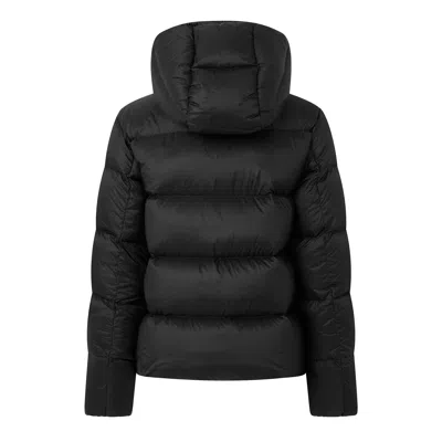 Moncler Hooded Down Jacket In Black