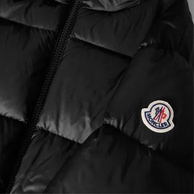 Moncler Hooded Down Jacket In Black