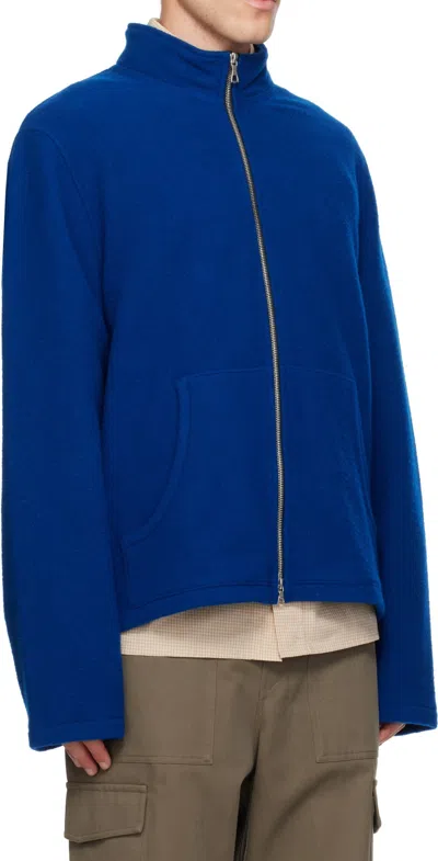 Rier Zip-up Jacket In Blue