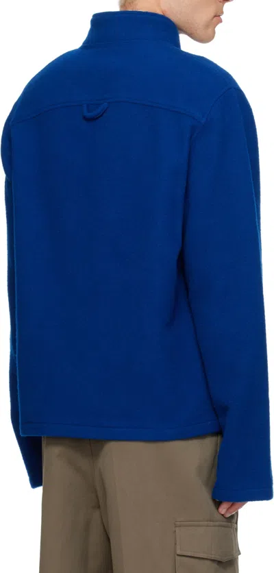 Rier Zip-up Jacket In Blue