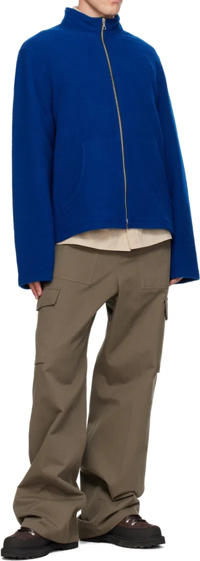 Rier Zip-up Jacket In Blue