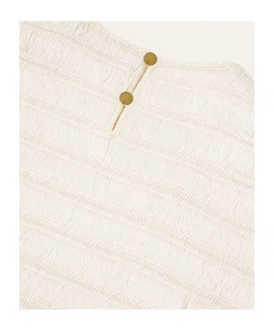 Loro Piana Hydrangea Top In Neutral