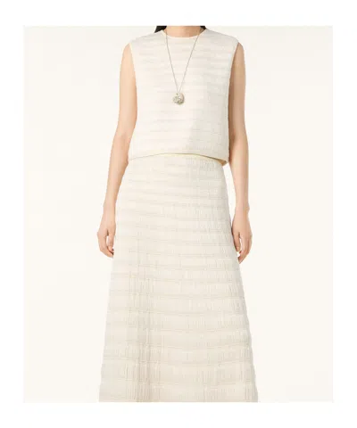 Loro Piana Hydrangea Top In Neutral