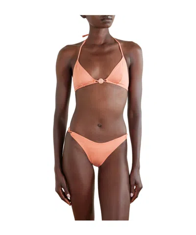 Eres Solid Color Bikini Bottoms In Pink