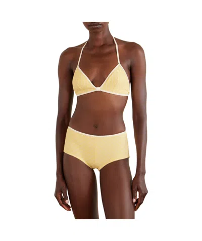 Eres Solid Color Bikini Tops In Nude