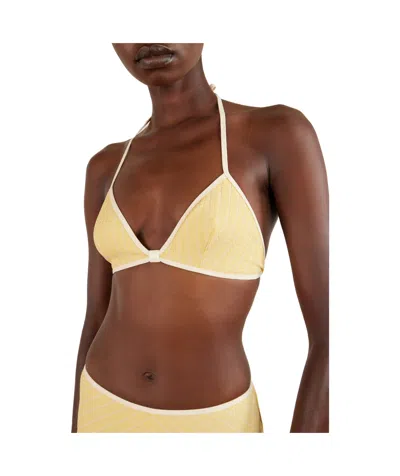 Eres Solid Color Bikini Tops In Nude
