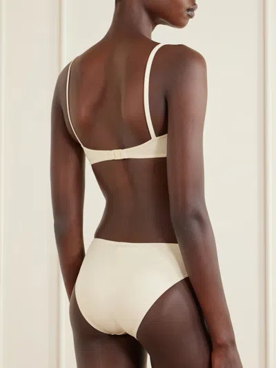 Eres High Cut Bikini Bottoms In White