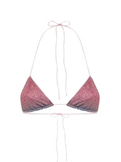 Oseree Lumiere Glitter-effect Bikini In Multi