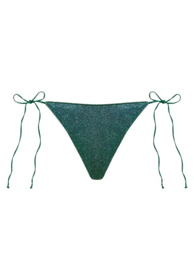 Oseree Lumiere Glitter-effect Bikini In Multi