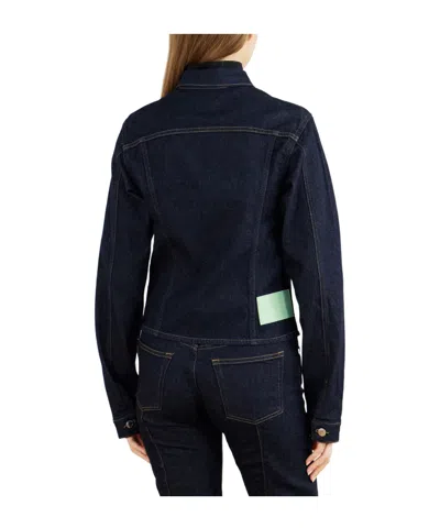Haikure Cherry Denim Jacket In Blue