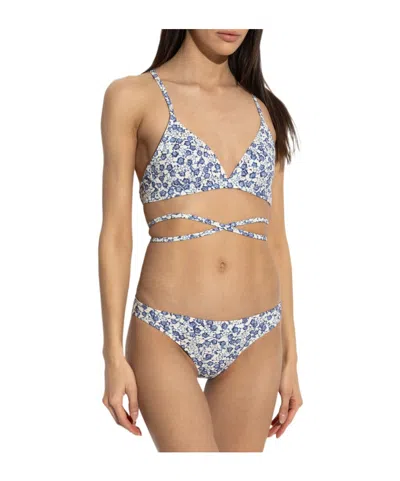 Isabel Marant Printed Swim Trunks In White