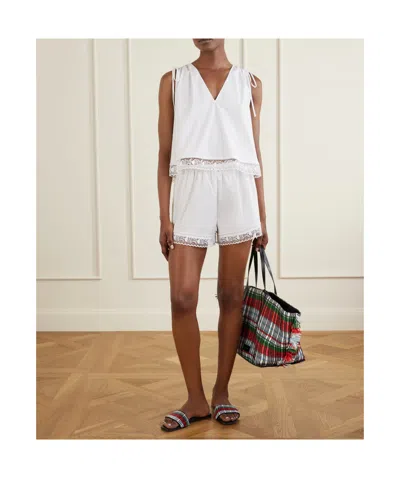 Staud Elena Vest In White