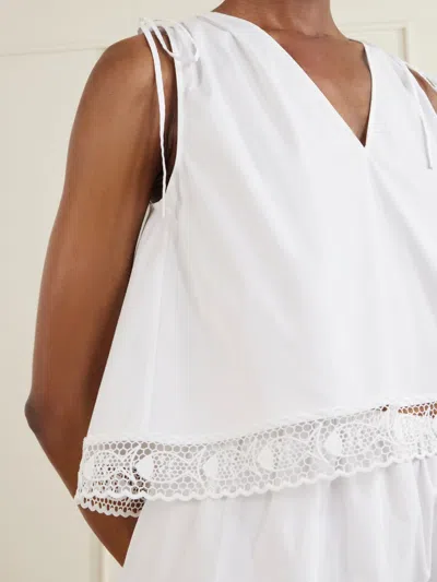 Staud Elena Vest In White