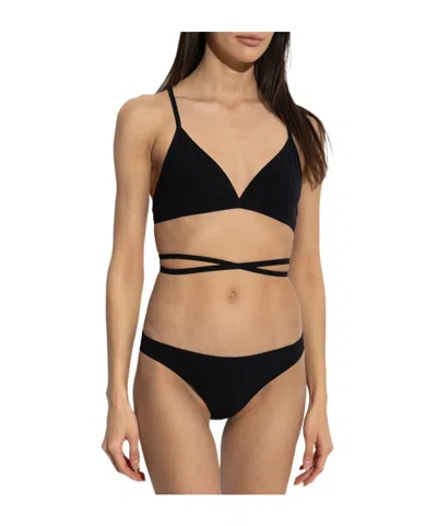 Isabel Marant Solid Color Swim Trunks In Black