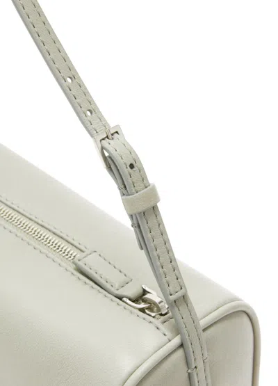 The Row Silver Mini Handbag In Grey