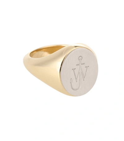 Shop Jw Anderson Logo Signet Ring