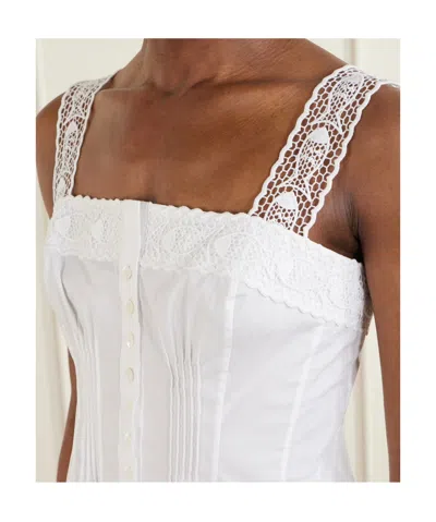 Staud Matilde Vest In White