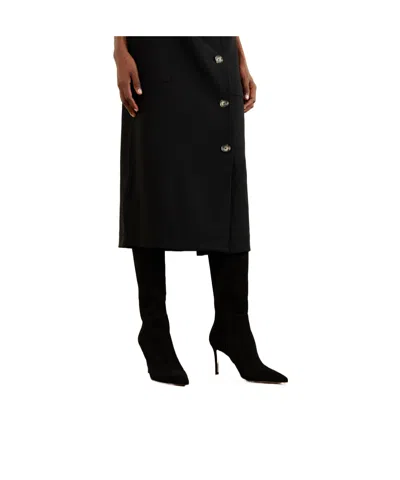 Gianvito Rossi Solid Suede Knee-high Boots In Black