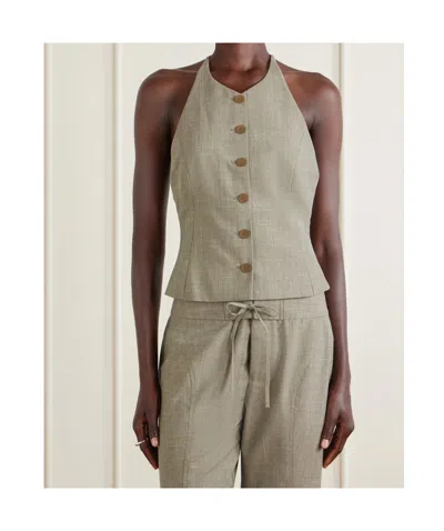 Christopher Esber Sleeveless Vest In Grey
